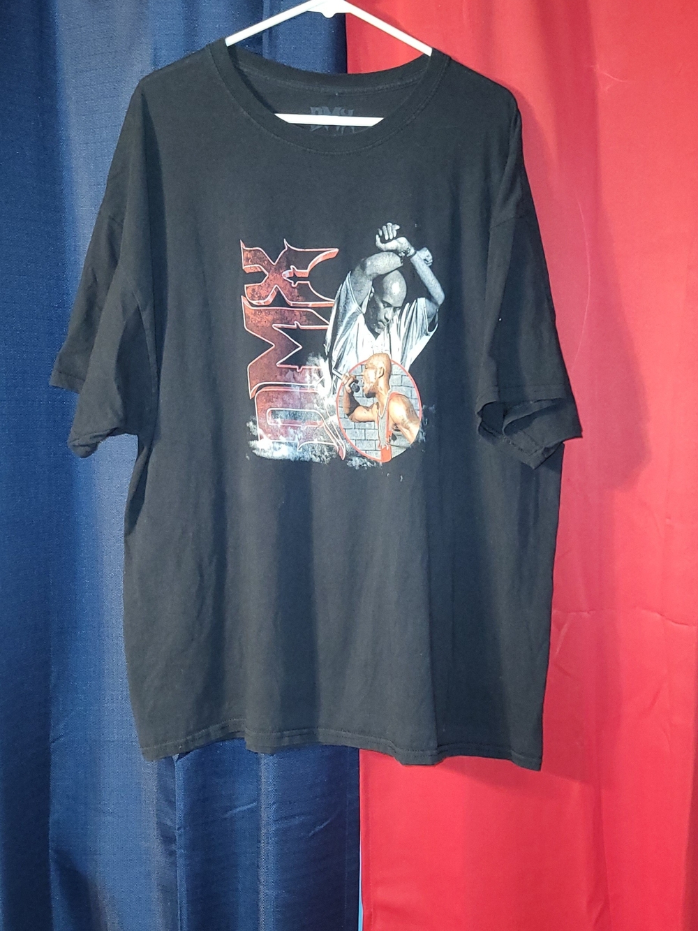 DMX Black Graphic Short-Sleeve Men's T-Shirt 3xl